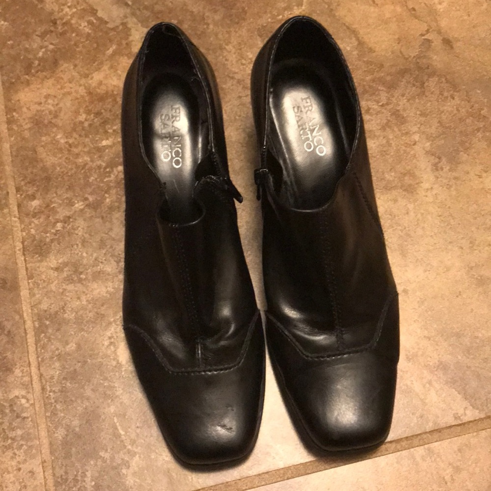 Franco Sarto square toe booties